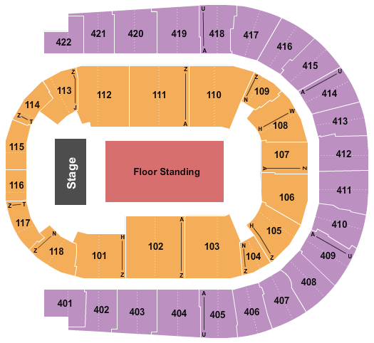 O2 Arena Iron Maiden Seating Chart